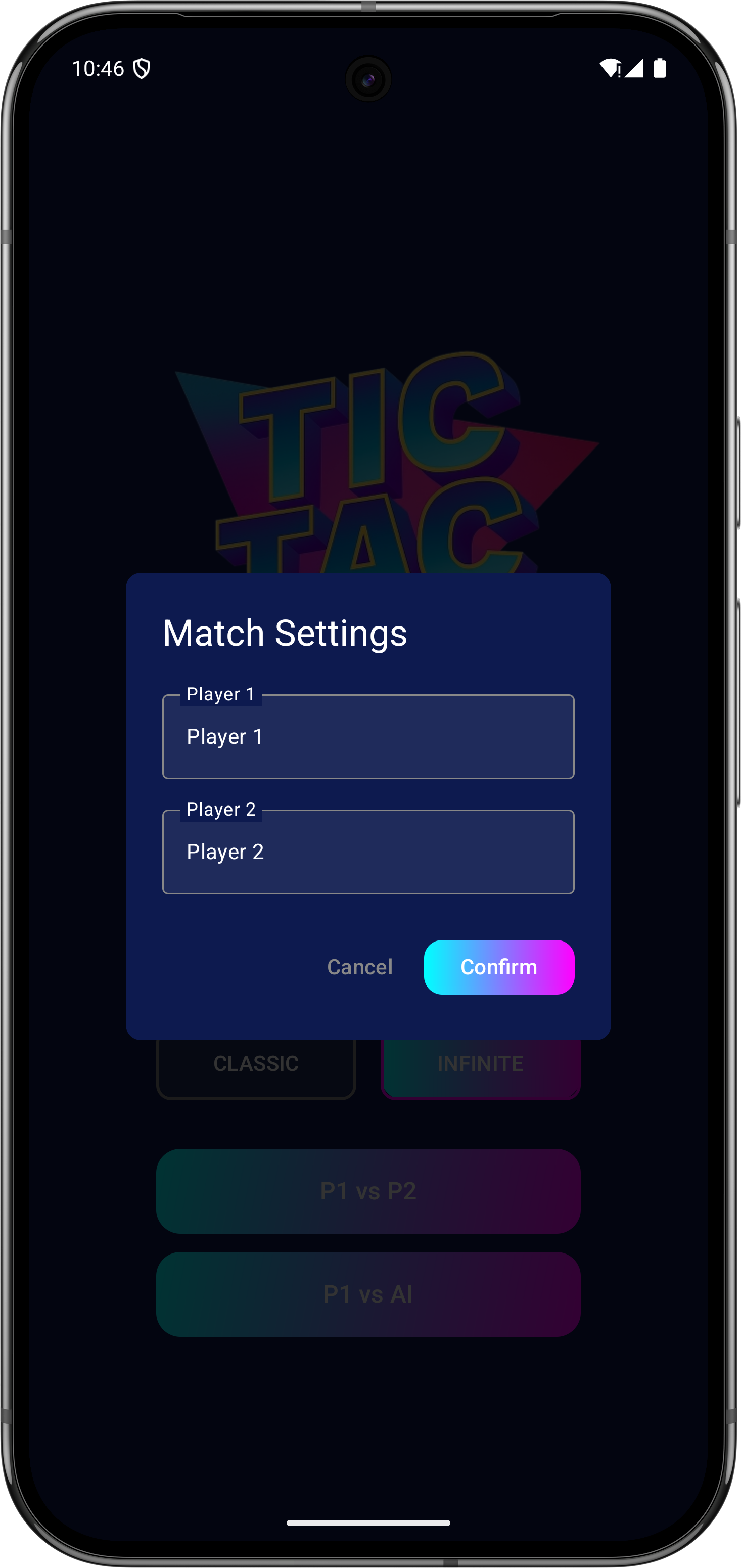 Modo Infinito com pontuação